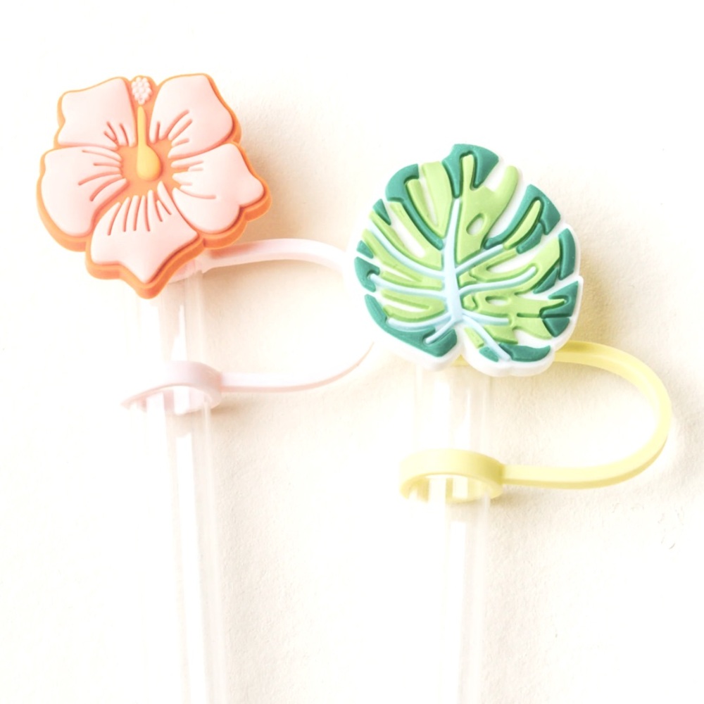 The Darling Effect Tropical Straw Toppers